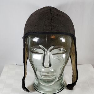 Antique WWII Aviator Cap